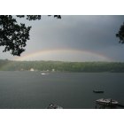 Coventry Lake: Rainbow over Coventry Lake