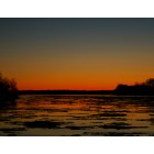 St. Louis: : Winter Sunset on the Mississippi by Grafton Ill.