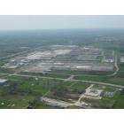Bird\'s eye view of the Georgetown Toyota plant