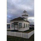 Port Townsend: : Lighthouse with stormy backdrop