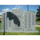 Trenton: Confederate Veterans monument with Flag shadow
