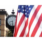 Madison: Waverly Place Clock before Memorial Day parade