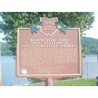 West Manchester: MANCHESTERS OHIO HISTORICAL MARKER