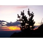 Albuquerque: : sunset on sandia peak