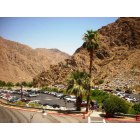 Palm Springs: : Palm Springs Aerial Tram - View of parking lot from station