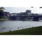 Warren: : Alleghany River and Newly Constructed Hickory Street Bridge
