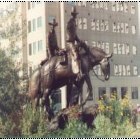 Colorado Springs: : Statue in Downtown Colorado Springs showing our western heritage