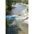 New Braunfels: : City Chute on the Comal River in New Braunfels, TX.