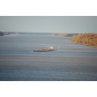 Natchez: : Barge on Mississippi River Between Natchez, MS & Vidalia, LA