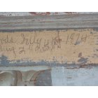 Charleston: : Civil War Soldier Signatures above Fireplace Mantel at Drayton Hall Plantation, Charleston, SC June 2009