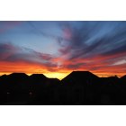 Richmond: Sunset over suburban homes