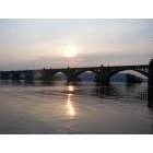 Columbia: sunset on the river