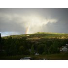 Oak Creek: : Rainbow over Thorpe Mountain, Oak Creek, CO (taken from Grandview Ave.)