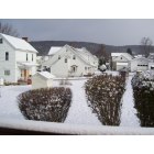 Hooversville: Early December snow in the village