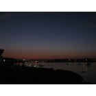 Salem: : Salem Willows as sunset. Looking across the Beverly Harbor towards the town of Beverly, MA.