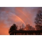 Teays Valley: Rainbow at Sunset in Scott Depot, WV