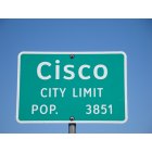 Cisco: Cisco City Limit Sign