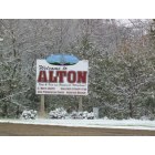 Alton: Alton, Ia River and Elevator First Snow October 12, 2009