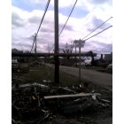 Mena: April 10th, 2009. One of the main streets destroyed by the april 9th tornado.