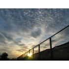 Ankeny: Tennis courts at sunset
