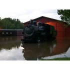 North Freedom: Historic Mid Continent Railroad flood