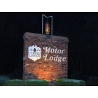 West Brookfield: Copper Lantern Motor Lodge sign