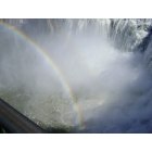 Twin Falls: : Rainbow going into Shoshone falls summer of 2009