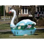 Lakeland: : Swan Statues are all around painted with different themes. Lakeland Fl