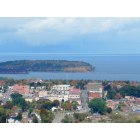 Marquette: : Looking at Marquette Michigan and Presque Isle from Mount Marquette