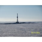 Williston: : drilling rig out side of town