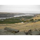 Maryhill: A view of Maryhill and the Columbia River Gorge from the Stonehenge replica