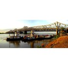 Memphis: : Harahan Bridge across the Mississippi River at Memphis, TN
