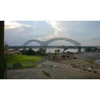 Memphis: : Hernando Desoto Bridge from Mud Island, Memphis