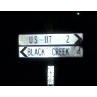 Black Creek: Sign at the intersection of Frank Price Church Rd and Black Creek Rd