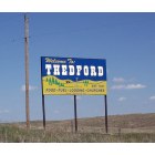 Thedford: Entering Thedford Sign