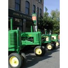 Cleveland: : John Deere Display in front of Bank of Cleveland during Apple Festival
