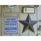 Holland: : Signs on the front of our workshop out back...just for fun!