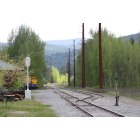 Ione: Train tracks in Ione