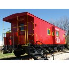 Tomball: Caboose at Tomball, Texas