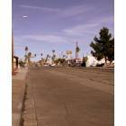 Twentynine Palms: : Center of downtown, looking West from in front of the fire station.
