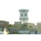 Brandon: Clock Tower at Brandon Town Center-The new Downtown Brandon and Mall