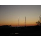 Sayville: Sunset over the West Sayville Boat Basin