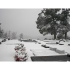 Quitman: Grave yard across from the school on snow day..