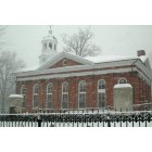 Leesburg: : Loudoun County Courthouse in the snow in Leesburg VA