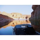 Page: : Sunrise & campers at Lake Powell