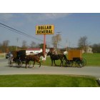 New Wilmington: : Amish buggies in New Wilmington, PA
