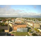 Escanaba: downtown (Ludington Street) from the 15th floor of Harbor Tower