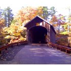 Windham: Covered Bridge at Dundee pond