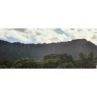 Waimanalo Beach: a view of the Ko'olau mountain from Hawaiian homestead