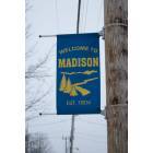 Madison: A banner from the town.